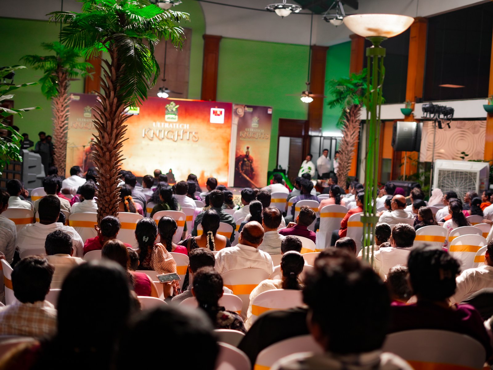 DStudios team preparing an event venue