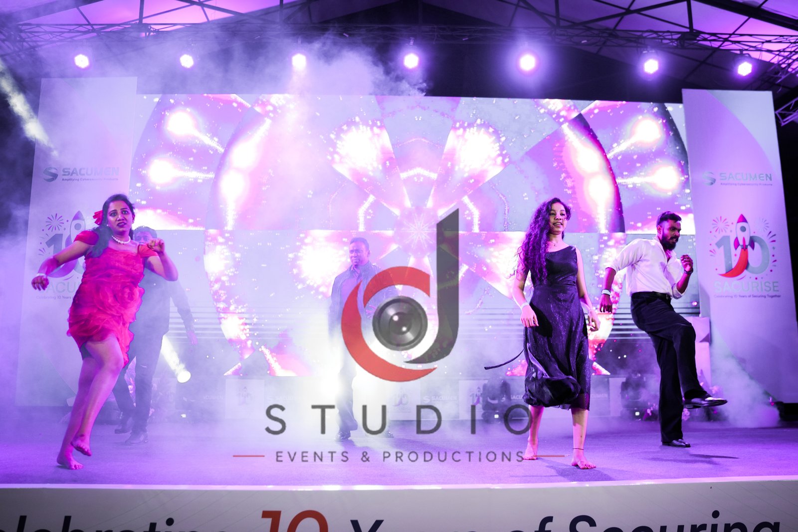 Professionally staged product launch event